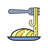 Pounds of Raw Pasta Cooked and Eaten in a Single Sitting Icon